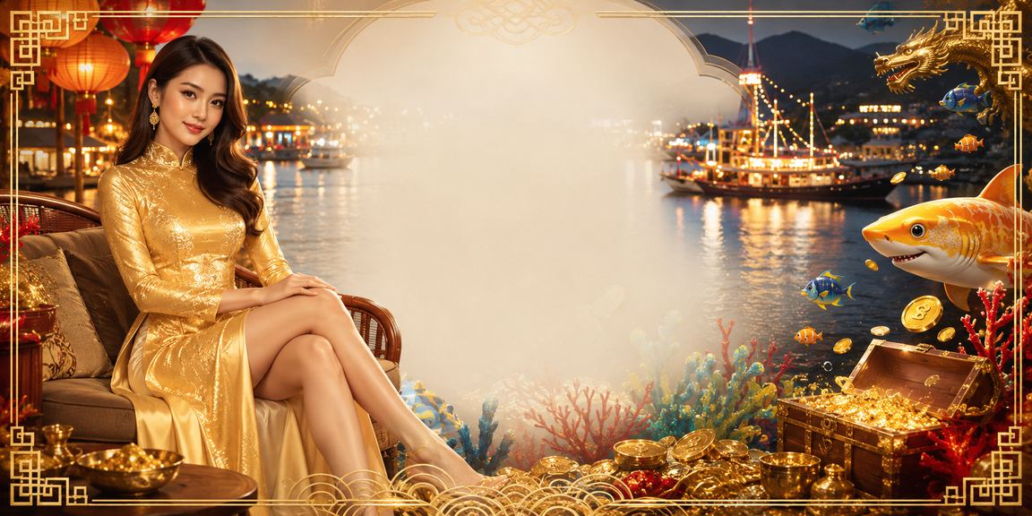 Khung cảnh chơi game casino truyền thống với áo dài tại Nha Trang